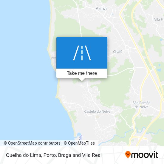 Quelha do Lima mapa