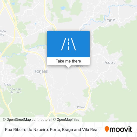 Rua Ribeiro do Naceiro mapa