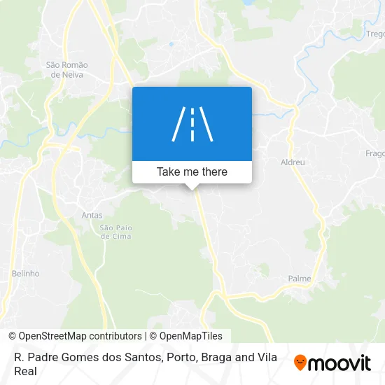 R. Padre Gomes dos Santos map