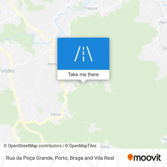 Rua da Poça Grande map