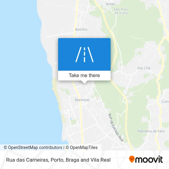 Rua das Carneiras map