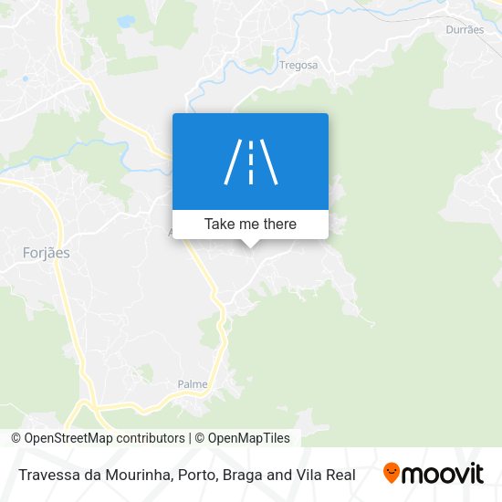 Travessa da Mourinha mapa