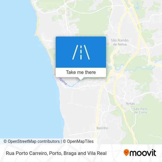 Rua Porto Carreiro map