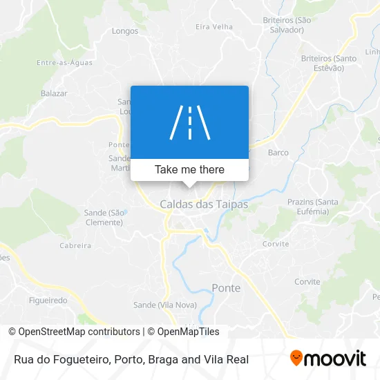 Rua do Fogueteiro map