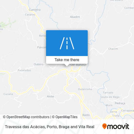 Travessa das Acácias map