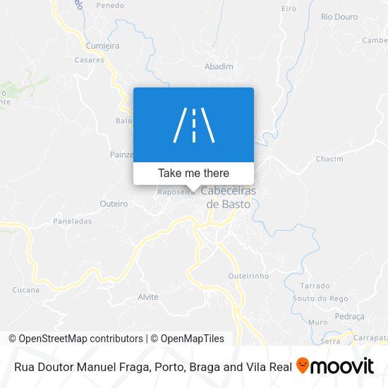 Rua Doutor Manuel Fraga mapa