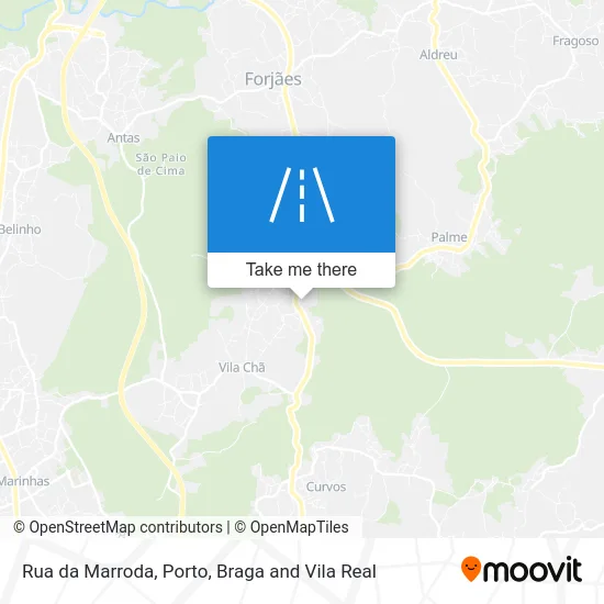 Rua da Marroda map