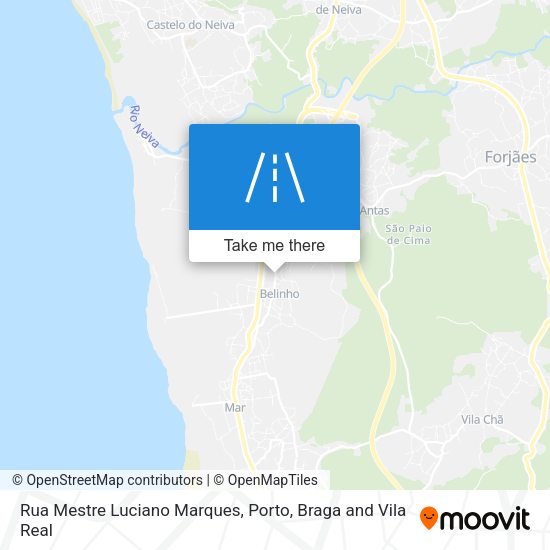 Rua Mestre Luciano Marques mapa