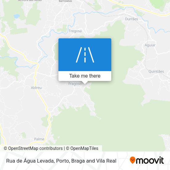 Rua de Água Levada map