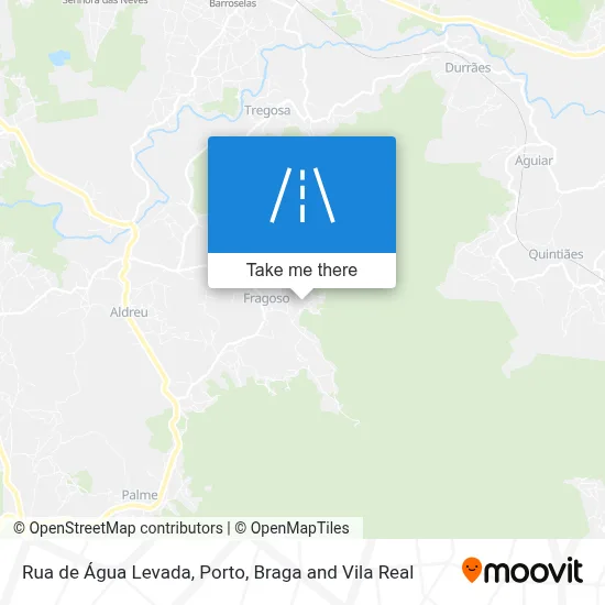 Rua de Água Levada map