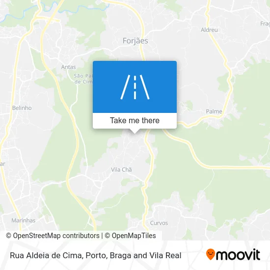 Rua Aldeia de Cima map