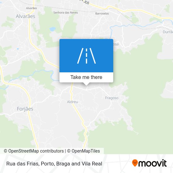 Rua das Frias map