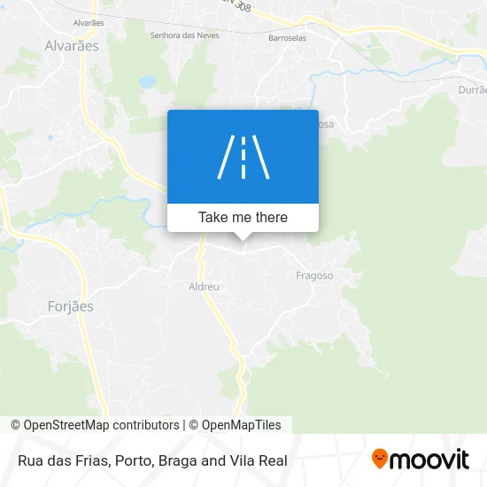 Rua das Frias map