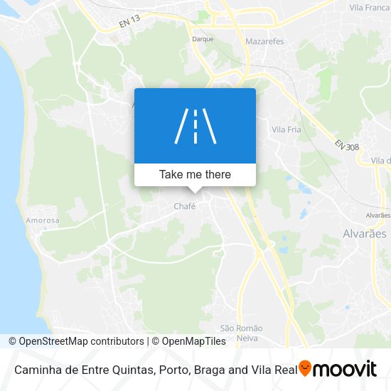 Caminha de Entre Quintas mapa