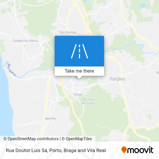 Rua Doutor Luís Sá map