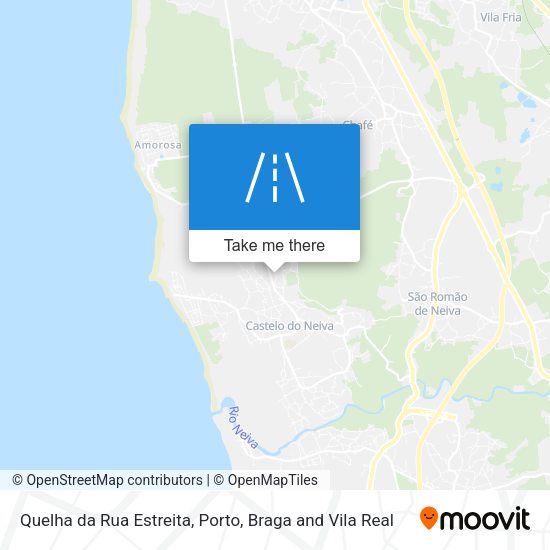 Quelha da Rua Estreita mapa