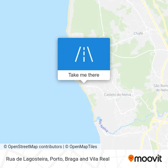 Rua de Lagosteira map