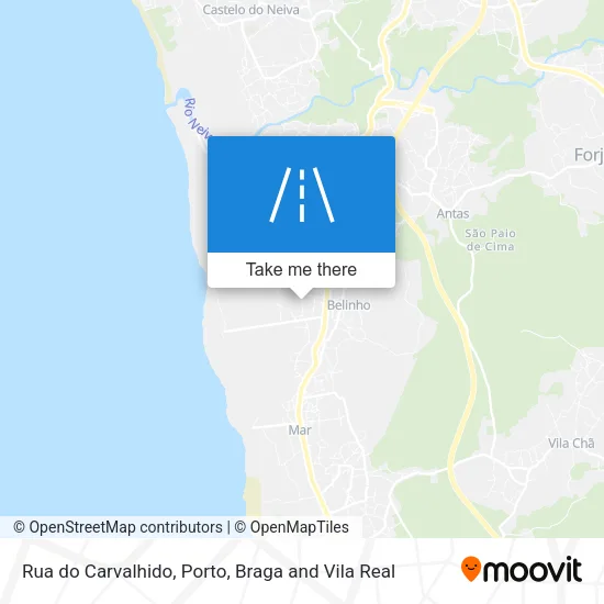 Rua do Carvalhido map