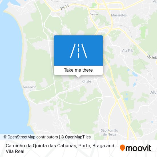 Caminho da Quinta das Cabanas map