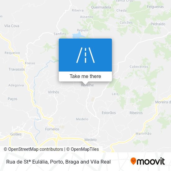 Rua de Stª Eulália map