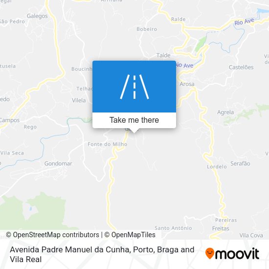 Avenida Padre Manuel da Cunha map