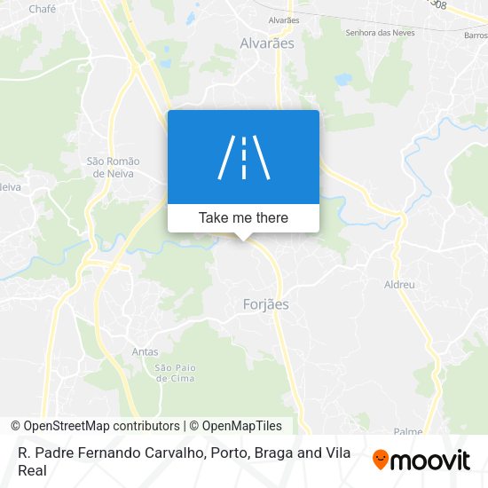 R. Padre Fernando Carvalho mapa