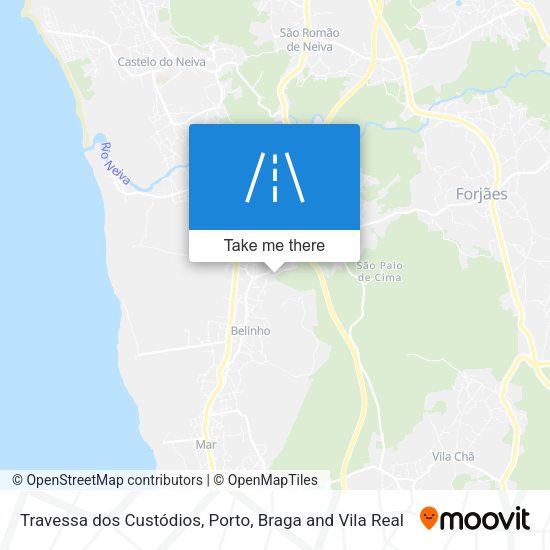 Travessa dos Custódios map