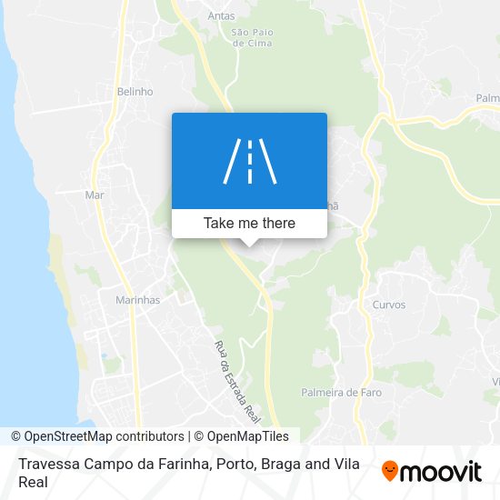 Travessa Campo da Farinha mapa