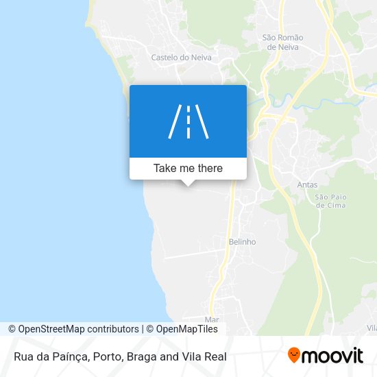 Rua da Paínça map