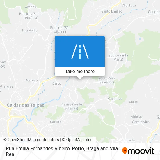 Rua Emília Fernandes Ribeiro map