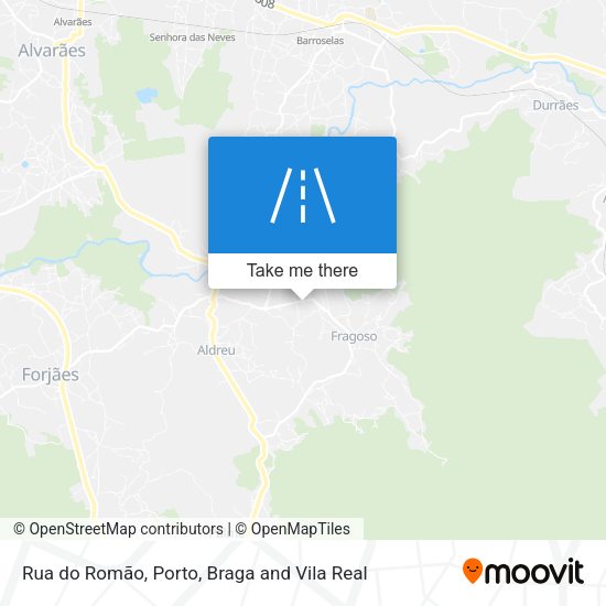 Rua do Romão mapa