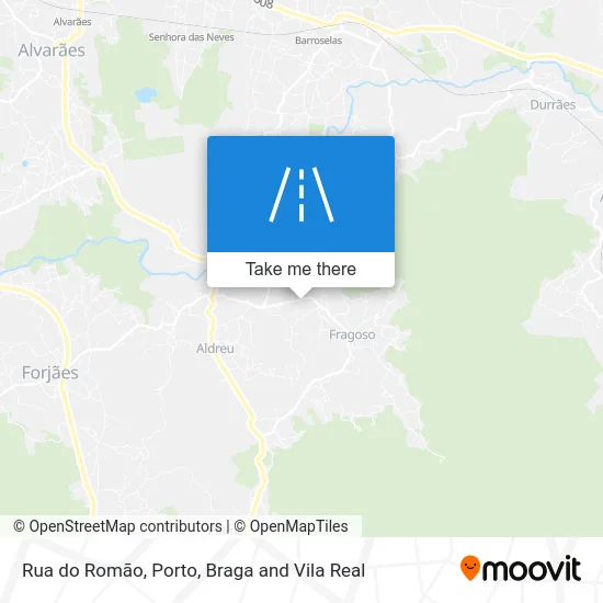 Rua do Romão map