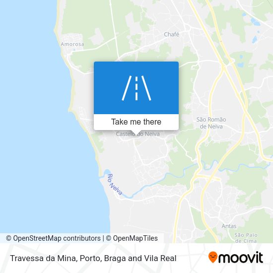 Travessa da Mina mapa