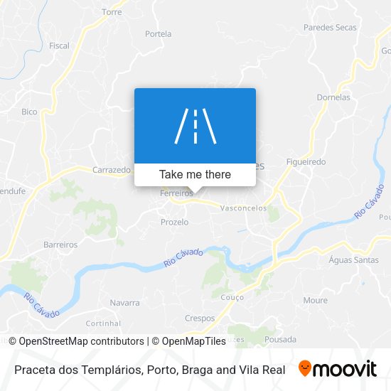 Praceta dos Templários map