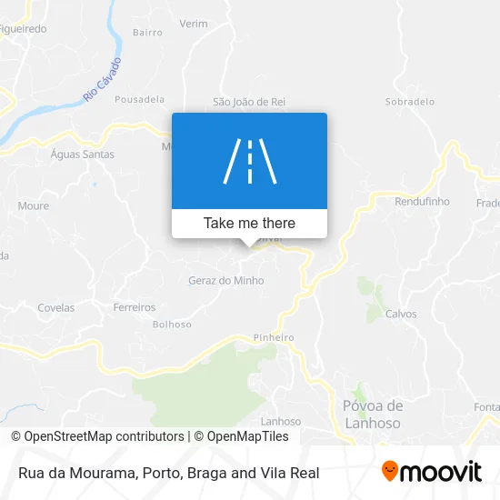 Rua da Mourama map