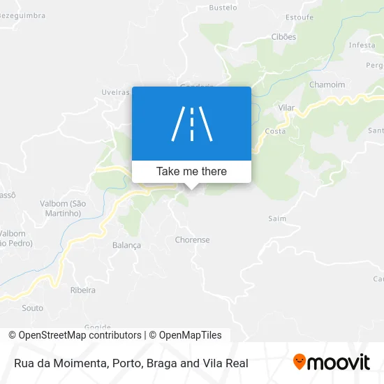 Rua da Moimenta map