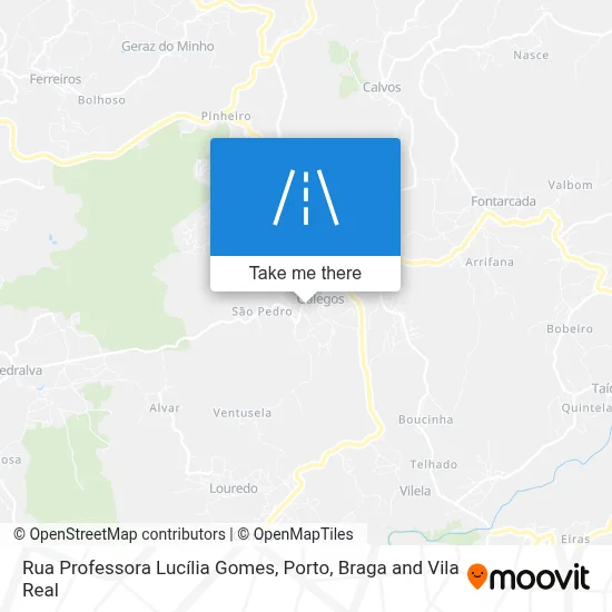 Rua Professora Lucília Gomes map