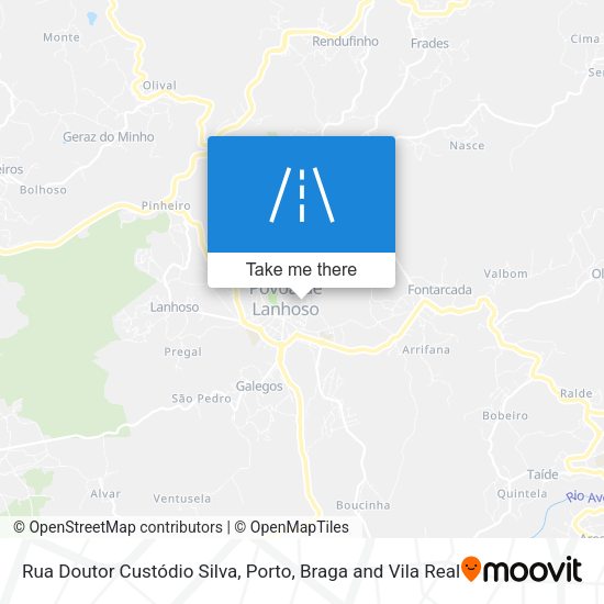 Rua Doutor Custódio Silva map