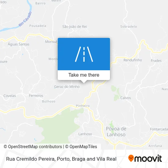 Rua Cremildo Pereira map