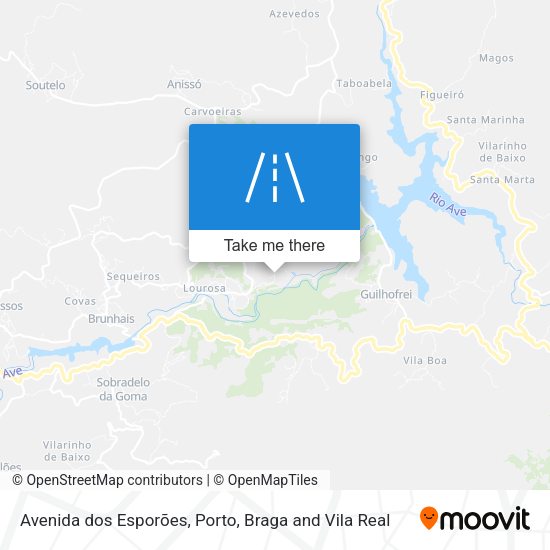 Avenida dos Esporões map