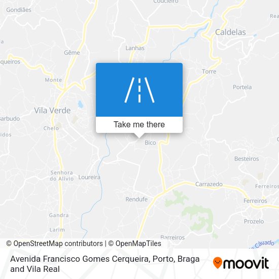 Avenida Francisco Gomes Cerqueira map