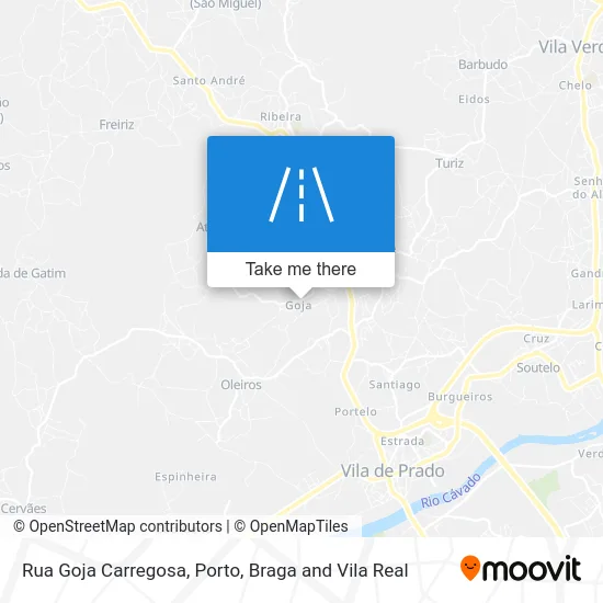 Rua Goja Carregosa map