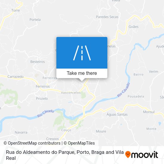 Rua do Aldeamento do Parque map