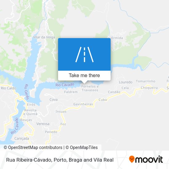 Rua Ribeira-Cávado map