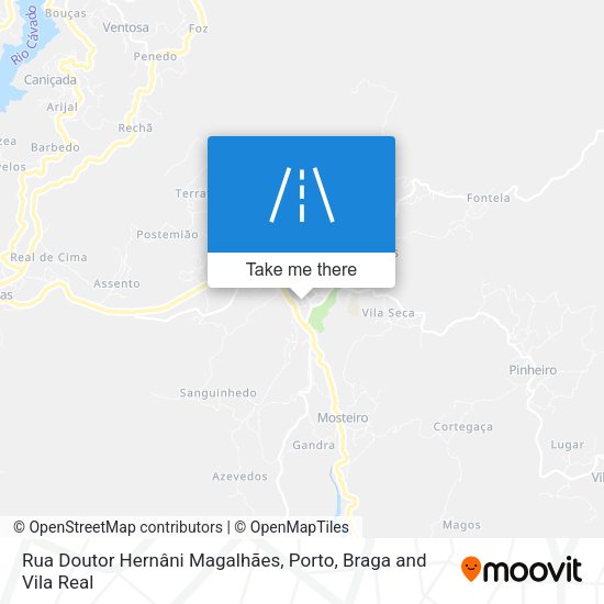 Rua Doutor Hernâni Magalhães mapa