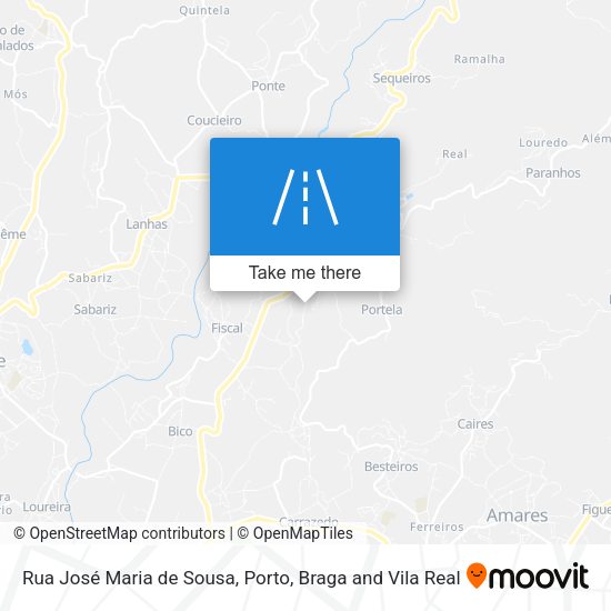 Rua José Maria de Sousa map
