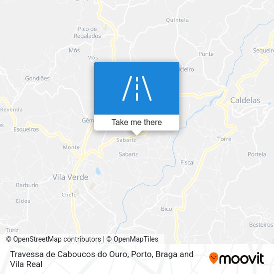 Travessa de Caboucos do Ouro map