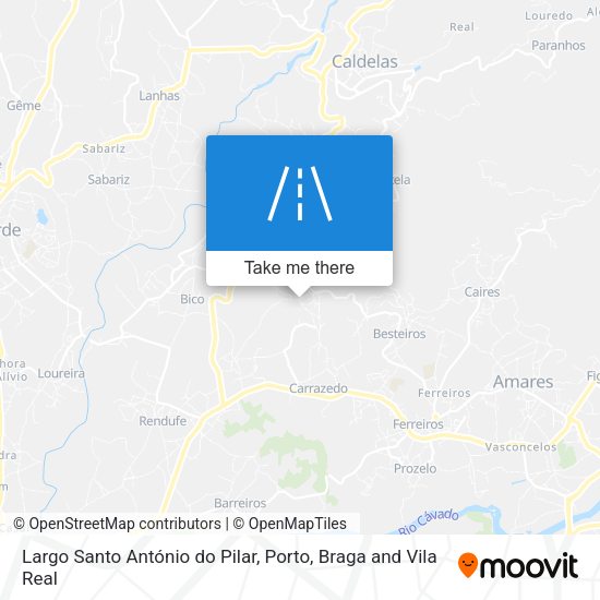 Largo Santo António do Pilar map