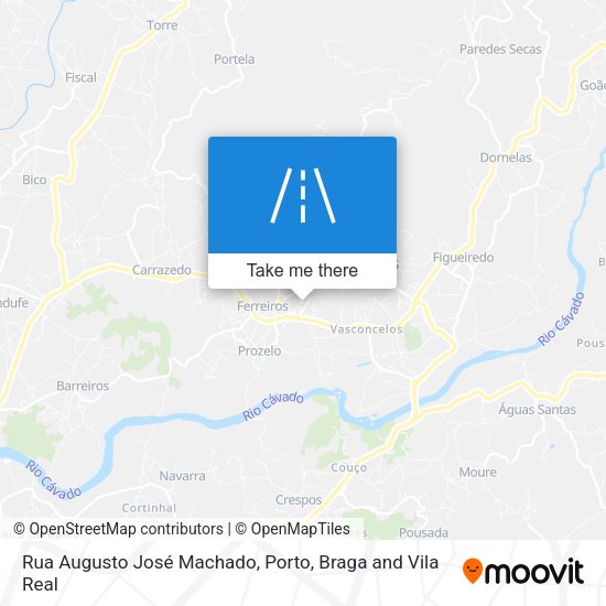 Rua Augusto José Machado map