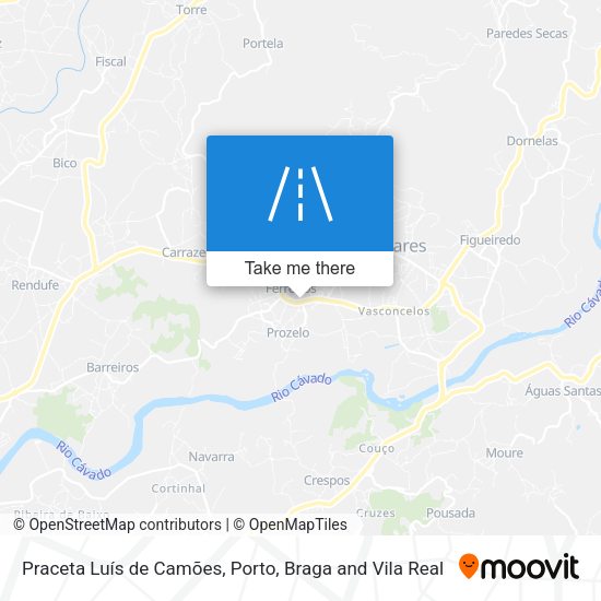 Praceta Luís de Camões map